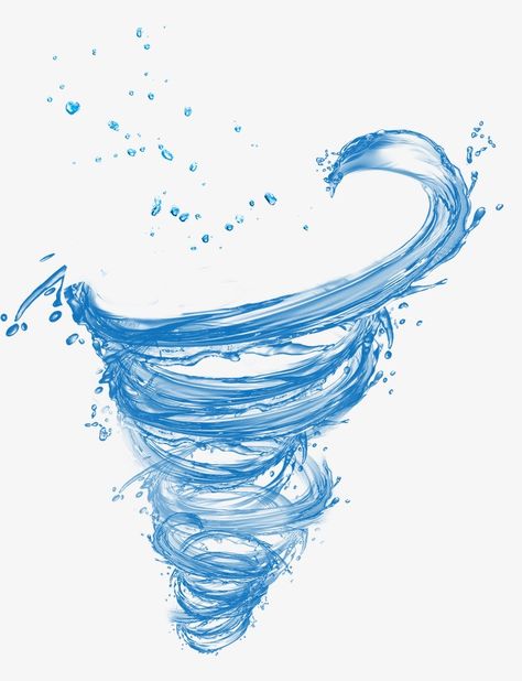 Water Tornado, Tornado Tattoo, Wine Advertising, Spiral Drawing, Storm Tattoo, Storm In A Teacup, Poseidon Tattoo, Water Swirl, Blue Png