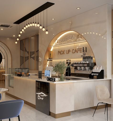 Shop Architecture, Interior Restaurant, Bakery Shop Design, Modern Restaurant Design, Aesthetic Interior Design, Bakery Design Interior, Coffee Shop Interior Design, Modern Cafe, Cafe Shop Design