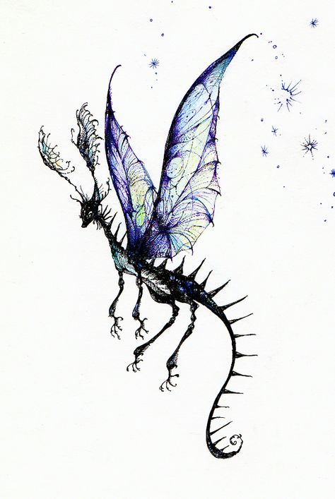 Dragon With Fairy Wings, Dragon Fairy Wings, Dragon Fairy Tattoo, Fairy Dragon Tattoo, Dragon Fly Fairy, Faerie Dragon, Fairy And Dragon, Fairy Watercolor, Dragon Flying