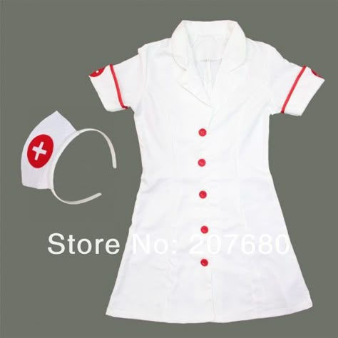 Diy Nurse Costume, Kids Nurse Costume, Doctor Fancy Dress, Halloween Costumes For School, Costumes For School, Doctor Uniform, Nurse Cosplay, Nurse Dress Uniform, Doctor Dress