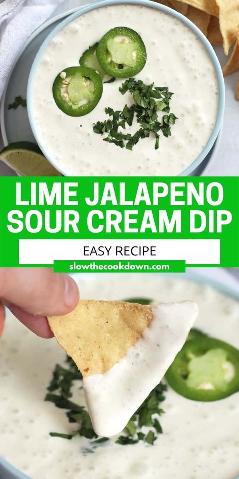 Jalapeno Sour Cream Dip, Sour Cream Dip For Tortilla Chips, Sour Cream Jalapeno Dip, Jalapeno Chip Dip, Jalapeño Sour Cream Dip, Jalapeno Sour Cream Sauce, Sour Cream Mexican Dip, Ranch Jalapeno Dip, Sour Cream Dip Recipes