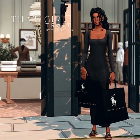 That Girl - Trait | Patreon Sims 4 Custom Traits And Aspirations, Sims 4 More Aspirations, Sims 4 Custom Careers, Sims 4 Aspirations Cc Patreon, Career Mods Sims 4, Sims 4 Cc Traits And Aspirations, Sims 4 Aspirations, Sims 4 Aspirations Cc, Sims 4 Career Mods