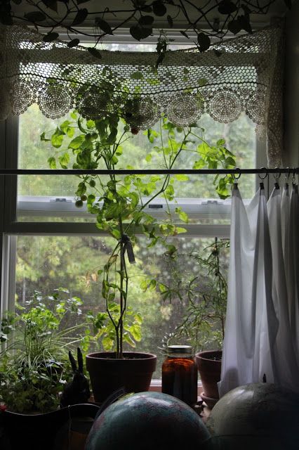 Curtains Diy Remodeling, Cottage Windows, Kitchen Top, Cottage Shabby Chic, Top Decor, Big Garden, Beautiful Windows, Window View, Little Garden