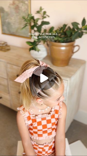 Aynsley Ovard Jorgensen on Instagram: "Dance try out day hairstyle!! 🤍 Keeps it all back and so cute!  #slickedbackhair #ponytail #ponytailhairstyles #hairstyle #hair #toddlerhairstyles #toddlerhair #hairtutorial #hairideas #halfuphalfdownhairstyle #easyhairstyles #littlegirlhairstyles #momanddaughter #schoolhair #summerhair #dancehair" Cute Ponytails For Kids, Girls Ponytail Hairstyles, Low Pony Cheer Hairstyles, Ponytail Styles For Kids, Girl Ponytail Hairstyles, Girls Ponytail Hairstyles Kids, Toddler Ponytail Hairstyles, Cheer Ponytail Hairstyles, Kids Ponytail Hairstyles