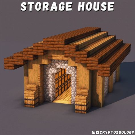 Check out the tutorial for this Minecraft storage house on my YouTube! Chest Building Minecraft, Spruce Library Minecraft, Minecraft Houses Storage, Storage Build Minecraft, Small Storage Minecraft, Minecraft House Ideas Starter, Minecraft Building Ideas Storage Room, Minecraft Building Ideas Chest Room, Minecraft Storage Shed Ideas