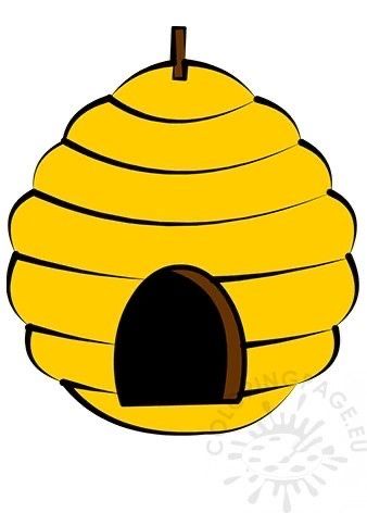 Bee Hive Pictures, Cartoon Bee Hive, Bee Cutouts Printable, Bee Hive Printable, Beehive Cartoon, Pictures Of Bees, Bee Hive Craft, Bee Cartoon, Winnie The Pooh Drawing