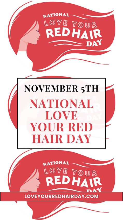 In honor of National Love Your Red Hair Day, here are the top five reasons as to why being a redhead is totally awesome. Red Hair Day, Love Days, Totally Awesome, Top Five, Hair Day, Love Your, Red Hair, The Top, Love You