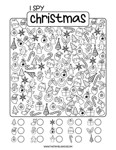 Christmas School Age Activities, December Printables For Kids, Christmas Activity Printables Free, Activity Pages For Adults, Kids Christmas Worksheets, Fun Christmas Activities For School, Christmas Math Worksheets First Grade, Christmas Ispy Printable, Christmas Activities Worksheets