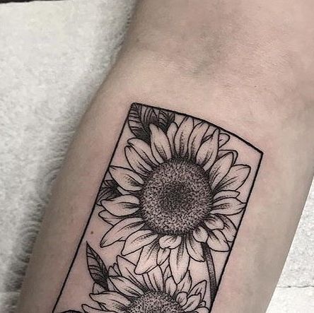 Male Sunflower Tattoo, Mens Sunflower Tattoo For Men, Sunflower Patchwork Tattoo, Masculine Sunflower Tattoo, Men Sunflower Tattoo, Mens Sunflower Tattoo, Sunflower Tattoo For Men, Dark Sunflower Tattoo, Sunflower Tattoo Men