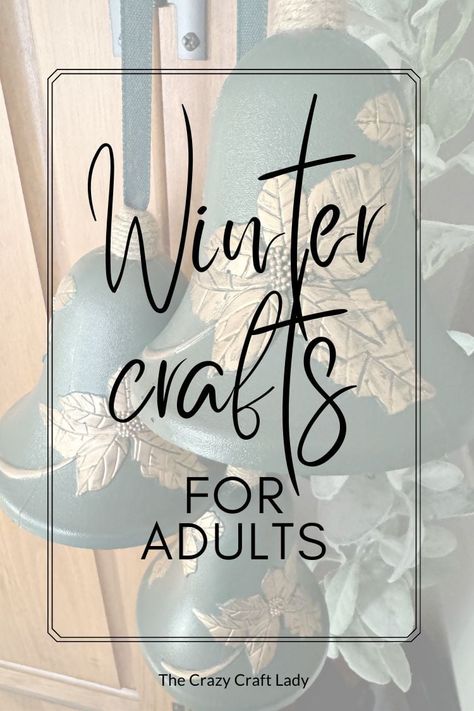 Scroll through the best winter crafts for adults: discover the perfect project to make and fill the cold winter days after Christmas. Make And Take Crafts For Adults Projects, January Crafts Adults, New Art Projects For Adults, Group Christmas Crafts For Adults, Christmas Make And Take Crafts For Adults, Fall And Winter Crafts For Adults, Diy Adult Christmas Crafts, Classy Christmas Crafts For Adults, Easy Craft For Adults Ideas