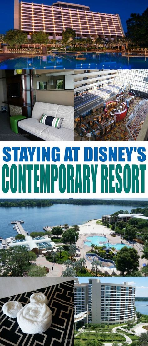 Disney Deluxe Resorts, Disney World For Adults, Disney Contemporary Resort, Disney World Orlando, Disney World Hotels, Disney World Vacation Planning, Contemporary Resort, Disney Vacation Planning, Disney Hotels