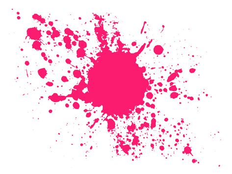 Pink Blood, Splash Effect, Paint Splats, Ink Splatter, Mermaid Tattoos, Trash Polka, Pink Paint, Paint Background, Watercolor Splash