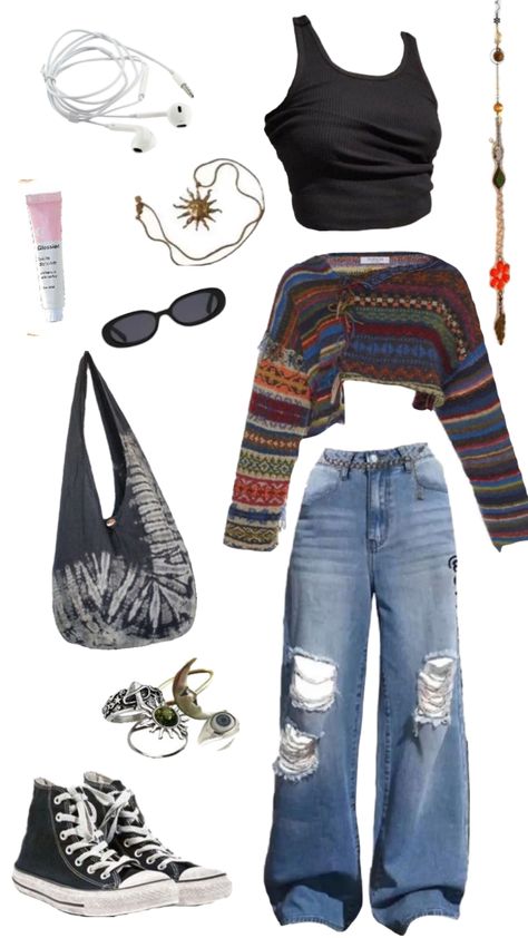 Look Grunge, Look Boho Chic, Idee Cosplay, Estilo Hippie, Earthy Outfits, Mein Style, Swaggy Outfits, Hippie Outfits, Really Cute Outfits