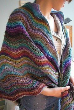 Butterfly Hybrid, Comfort Shawl, Noro Yarn, Knit Shawls, Crochet Wearables, Knitted Shawl, Shawl Crochet, Crochet Shawls And Wraps, Shawl Knitting Patterns