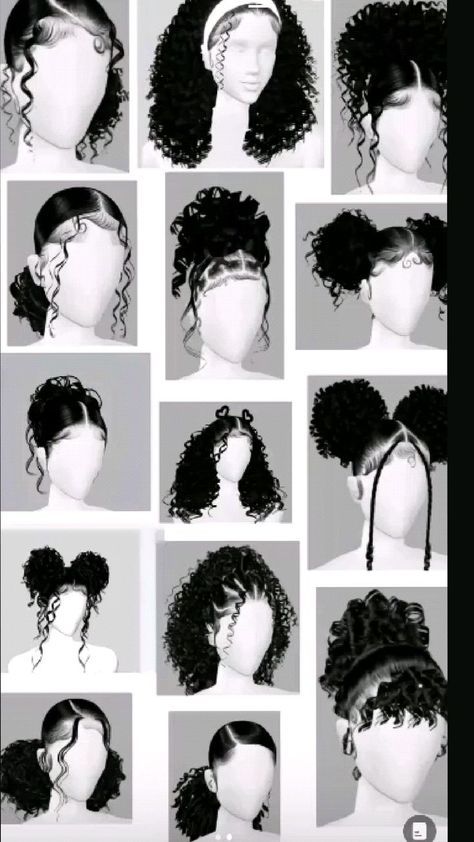 Long Hair Styles Cuts, Hairstyle Quick Weave, Hairstyles With Curled Hair, Good Haircut, Quick Curly Hairstyles, Hairstyle Examples, Curly Braids, Hair Inspiration Long, Quick Natural Hair Styles