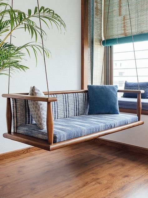 Interior Design Minimalist, India Home Decor, Teak Wood Furniture, Indian Home Interior, Indian Interiors, Ethnic Home Decor, Hemma Diy, Balcony Furniture, Casa Vintage