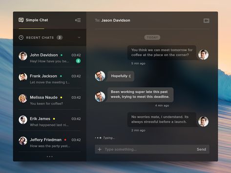 Simple Chat UI by Isoflow Fluent Design, Ux Design Mobile, Flat Web Design, Web Design Mobile, Ui Patterns, Flat Ui, Mobile Web Design, Web Ui Design, Design Websites