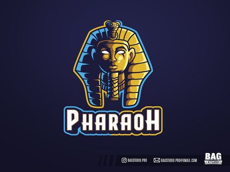 Pharaoh Logo, Esports Logo, Sports Logos, Sports Logo, Logo Templates, Global Community, Creative Professional, Template Design, Darth Vader