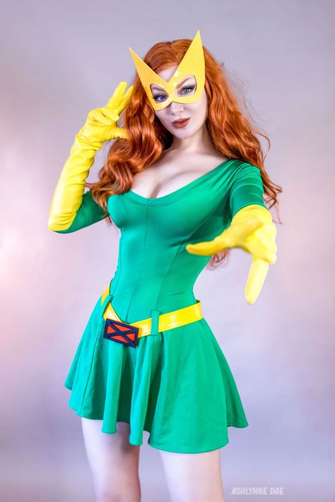 Jean Grey Costume, Jean Grey Xmen, Marvel Jean Grey, Xmen Cosplay, Marvel Girl, Hero Movie, Universal Language, Marvel Cosplay, Halloween Costume Outfits