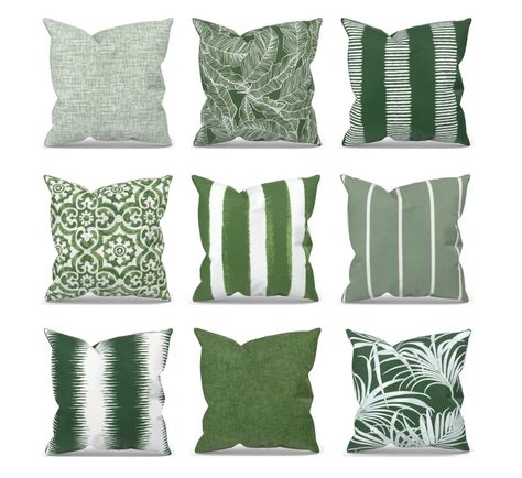 Green Outdoor Pillow Cover for Outdoor Living Space Green - Etsy Navy Blue And Green Outdoor Patio Decor, Green Outdoor Cushions, Outdoor Pillows Waterproof, Green Patio Decor, Outdoor Pillows Ideas Color Schemes, Porch Pillows Outdoor, Patio Deck Decor, Patio Pillows Outdoor, Patio Vibes