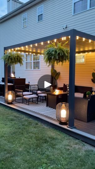 76K views · 7.2K reactions | Happy Friday IG!

These Kandella Outdoor Woven Oval Asian LED Lanterns by @jonathany_official were the perfect finishing touch for my patio. 

These high quality lanterns are so gorgeous and provides soft ambient lighting for some warm and cozy vibes. 

Globe String lights @jonathany_official 
Sukie Modern Area Rug  @jonathany_official 

Comment SHOP below to receive a DM with the link to shop this post on my LTK ⬇ https://liketk.it/4JUak

#patiolights #stringlights #patiovibes #patioatnight #patiodesign #patiodecor #patiolife #pationights #pationightlife #patioideas #patiostyle #jonathanydesign #summerinspo #backyard #backyarddecor #outdoorliving #patioinspo #modernpatio #patiovibes #glampatio #patio #patiolife  #patioliving #patiostyle #patiostyling  #pergola Pergola Lantern Ideas, 8x8 Patio Ideas, Patio String Lights Ideas Backyards, Pergola Decorating Ideas Backyards, Backyard String Lights Ideas, Concrete Patio Extension Ideas, Outdoor String Lighting Ideas, Glam Patio, Cozy Backyard Ideas