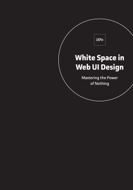 White Space in Web UI Design -- Mastering the Power of Nothing @UXPin #ux #ui #ixd #userexperience #userinterface #interactiondesign #web #design #webdesign #webui #webux #uidesign #uxdesign #uxpin #whitespace #webwhitespace White Space Design, Web Ui Design, Design Master, Design Ui, Wireframe, Ux Ui, E Books, White Space, Interactive Design