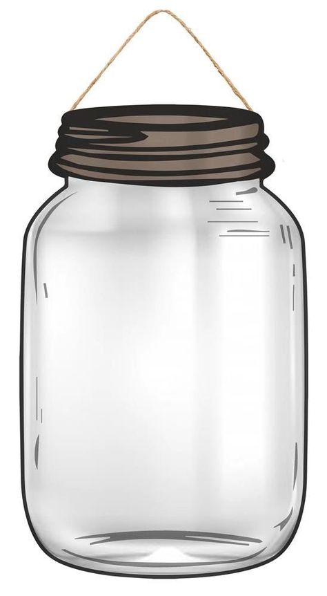 10 Blank Mason Jar Sign - AP8506 - The Wreath Shop Deco Exchange, Mason Jar Clip Art, Mason Jar Sign, Herb Jar, Jar Stickers, Laser Cut Wood Crafts, Empty Jar, Small Mason Jars, Tip Jars