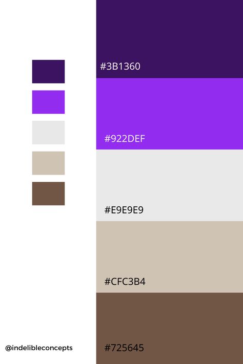 Purple Colour Palette, Violet Color Palette, Colour Palette Inspiration, Feminine Colors, Color Palette Inspiration, Purple Palette, Beige Color Palette, Brown Color Schemes, Purple Color Palettes