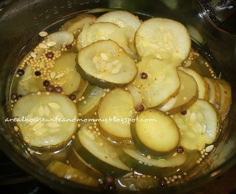 Microwave Bread and Butter Pickles | A "REAL" Housewife and Mommy Microwave Bread And Butter Pickles, Microwave Pickles Recipe, Microwave Pickles, Pickle Seasoning, Microwave Bread, Zucchini Pickles, Bread And Butter Pickles, Butter Pickles, Cucumbers And Onions