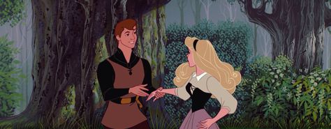 I'm sorry, I didn't mean to frighten you. Phillip and Aurora, Sleeping Beauty 1959 screencap Best Disney Animated Movies, Disney Romance, Sleeping Beauty 1959, Disney Screencaps, Disney Princess Aurora, Disney Animated Movies, Evil Witch, Disney Background, Winners And Losers