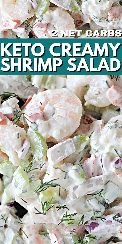 Creamy Shrimp Salad Recipes, Keto Cold Dinner Ideas, Keto Cold Salads, Ny Deli Shrimp Salad, Keto Cold Salad Recipes, Inspired Taste Shrimp Salad, Spicy Shrimp Salad Recipes, Bay Shrimp Salad Recipes, Keto Seafood Salad