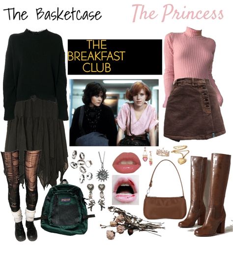 The Breakfast Club Claire Outfit, Breakfast Club Halloween Costume, Breakfast Club Aesthetic Outfits, The Breakfast Club Outfits, The Breakfast Club Costume, Breakfast Club Outfits, Claire Breakfast Club, Allison Breakfast Club, Breakfast Club Costume