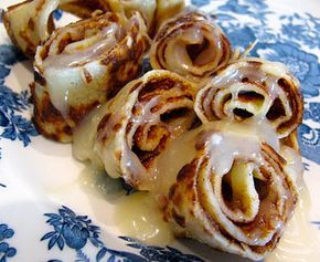 Cinnamon roll swedish pancakes Rita Recipe, Swedish Pancakes, Cinnamon Roll Pancakes, Cinnamon Pancakes, Beachbody Recipes, Crepe Recipes, Swedish Recipes, Pancakes And Waffles, Super Yummy