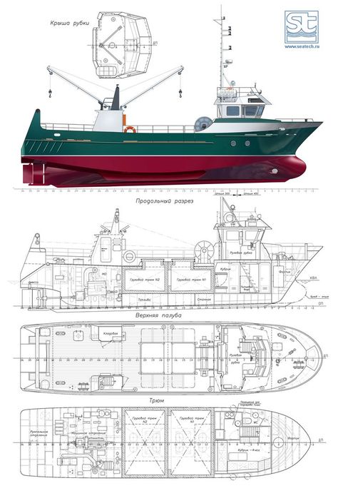 Fishing Ship, Fishing Trawler, Fishing Boat, Deep Sea Fishing Boats, Trawler Yacht, Trawler Boats, Rc Boats Plans, Model Boat Plans, Fishing Vessel