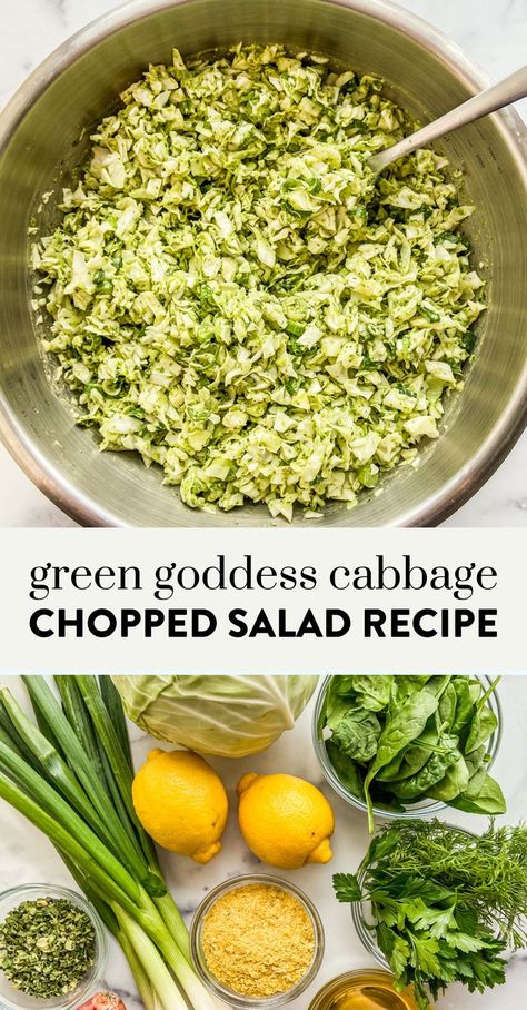 Green Cabbage Side Dish, Recipe With Green Onions, Clover Sprouts Recipes, Cabbage Diet Before And After, White Cabbage Salad, Salad Recipes No Cheese, What To Make With Green Onions, Shredded Salad Recipes, Fine Chopped Salad