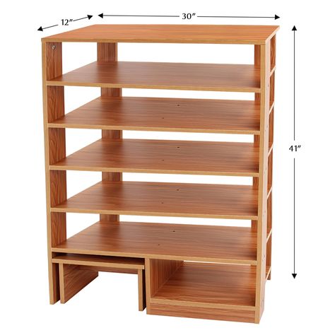 Shoe Rack Ideas, Wood Shoe Rack, Stackable Shoe Rack, Solid Wood Benches, Shoe Storage Rack, Wood Shoe, Shoe Storage Shelf, Shelves Storage, Wood Shoes