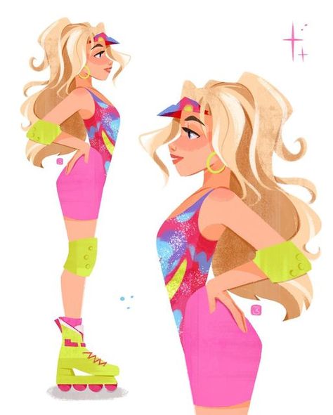 Barbie Illustration Art, Barbie Movies Art, Barbie Movie Fanart, Barbie Drawing Margot Robbie, Barbie Fanart Movie, Barbie Movie Illustration, Margot Robbie Barbie Sketch, Don't Know What To Draw, Barbie Illustration