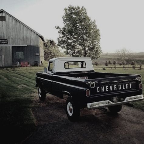 Old Chevrolet, Truck Aesthetic, Country Trucks, Future Trucks, White Truck, Vintage Pickup Trucks, Old Pickup, Truck Paint, Old Pickup Trucks