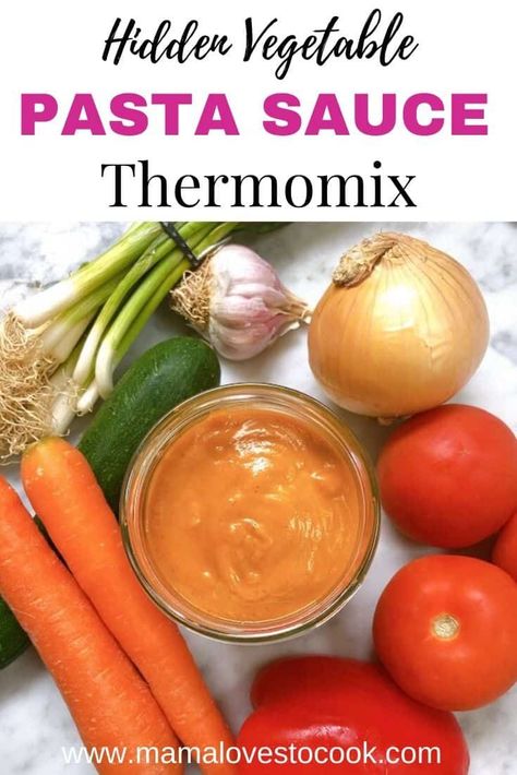 Vegetable Pasta Sauce, Vegetarian Pasta Sauce, Thermomix Recipes Dinner, Thermomix Recipes Healthy, Pasta Gnocchi, Sauce For Pasta, Veg Recipe, Hidden Vegetables, Pasta Sauce Homemade