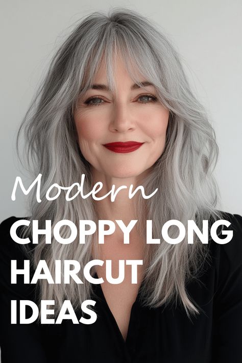 Find Your Next Look! 👀 | Save for Later 📌
​Add movement and texture with these choppy hairstyles for long hair! Perfect for those who love long wispy haircuts and women’s layered long haircuts. Whether you prefer long flippy layers or bold long shaggy layers, these styles will give you the volume and dimension you need.
​
​ Long Hair Shag Haircut, Flippy Layers, Layered Long Haircuts, Long Shaggy Layers, Shaggy Layers, Long Shaggy, Choppy Hairstyles, Choppy Haircuts, Long Haircuts