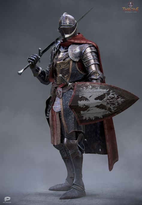 ArtStation - Knight, Alex Vasin Guerriero Samurai, Armor Cosplay, Egiptul Antic, Armadura Medieval, 다크 판타지, Dnd Character, Knight Art, Knight Armor, Medieval Knight