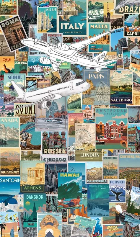 Travel Collage, Vision Board Wallpaper, Vision Board Images, World Wallpaper, Vision Board Photos, Vision Board Pictures, Adventure Travel Explore, Travel Wallpaper, Dream Travel Destinations