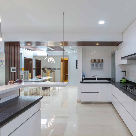 Square Kitchen Interior Design, Big Indian Kitchen Design, Different Types Of Kitchens, U Type Kitchen Design, Square Kitchen Ideas, Open Living Room And Kitchen Layout, Types Of Kitchen Cabinets Styles, Kitchen Ideas Open Concept, Ideal Kitchen Layout