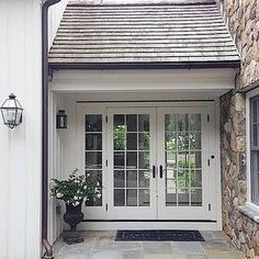 breezeway with french doors Garage Breezeway, Detached Garage Designs, Plan Garage, Garage Plans Detached, Breezeway Ideas, Garage Addition, Garage Remodel, Addition Ideas, Home Addition