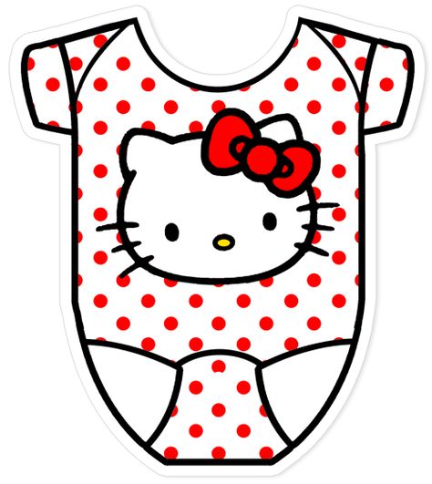 Hello Kitty Onesie, Hello Kitty Baby Shower, Hello Kitty Clipart, Tutu Baby Shower, Hello Kitty Baby, Baby Shower Clipart, Kitty Baby, Baby Shower Invitaciones, Hello Kitty Cake