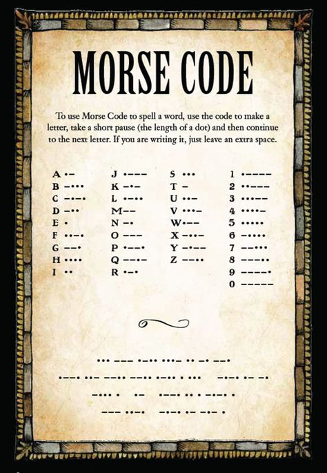 Morse Code Puzzle from The Extraordinary Education of Nicholas Benedict Activity Book. Click Here To See The Solution Tatabahasa Inggeris, The Mysterious Benedict Society, 1000 Lifehacks, How To Make Letters, Escape Room Puzzles, Alphabet Code, Sign Language Alphabet, Secret Code, Escape Game