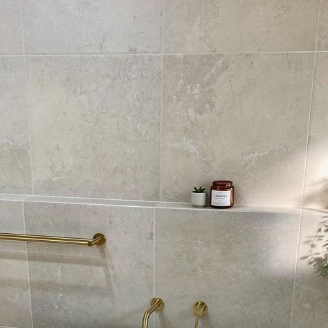 Aura Tiling on Instagram: "We love this beautiful bathroom renovation we completed in Fulham recently🔥

Tiles Selections - @beaumont.tiles👌🏻 

Maximo Beige GL - Vit Silk 600x600
Aspired Brilliant White Satin Rect 300x600
Tribeca White Brick GL-Porc Txt 60x250

#ichoosebeaumonts #yesbeaumonttiles 

• #auratiling #modernbathroom #bathroomdesign #tiling #bathroomdecor #ensuite #ensuitebathroom #tilersofinsta #tilerslife #porcelaintiles #floortoceilingtiles #tileinstallation #adelaidetilers" Ivory Tiles Bathroom, 300x600 Tiles Bathroom, Ivory Tile Bathroom, Equipe Tiles, Maximo White Beaumont Tiles, Beaumont Tiles Bathroom, Beaumont Tiles Belga White, Common Bathroom, Beaumont Tiles