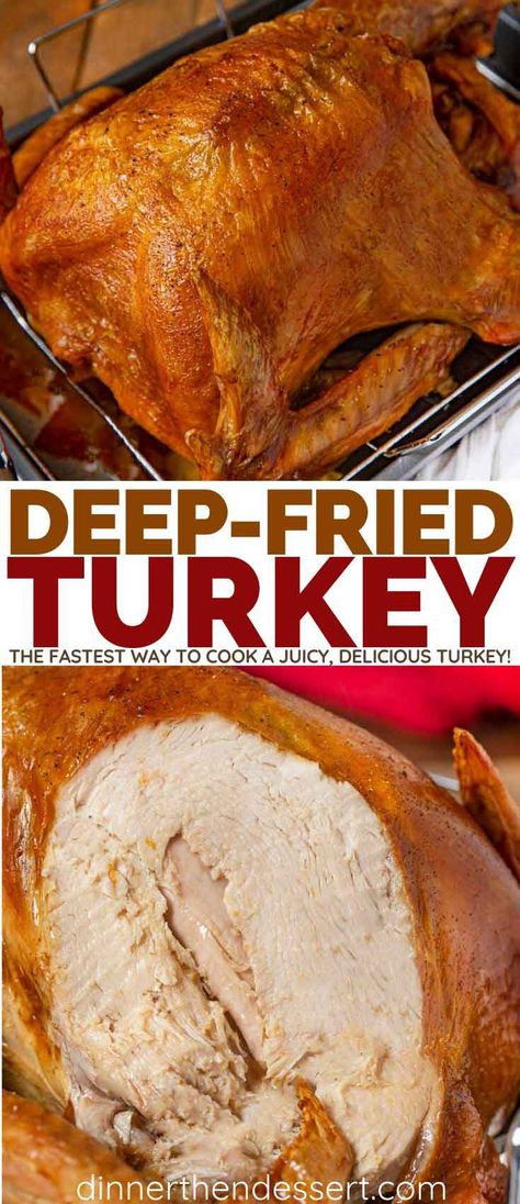 Fry Turkey, Deep Fried Turkey Recipes, Deep Fryer Recipes, Appetizing Food, Leftover Turkey Casserole, Christmas Casserole, Fried Turkey Recipes, Deep Fried Turkey, Turkey Fryer