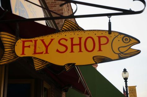 8. Interesting, fun shops you won't find anywhere else Fly Fishing Room, Fish Sign, Beer Cap Art, Driftless Area, Exploring Wisconsin, Fishing Town, Fish Shop, Fishing Room, Tackle Shop