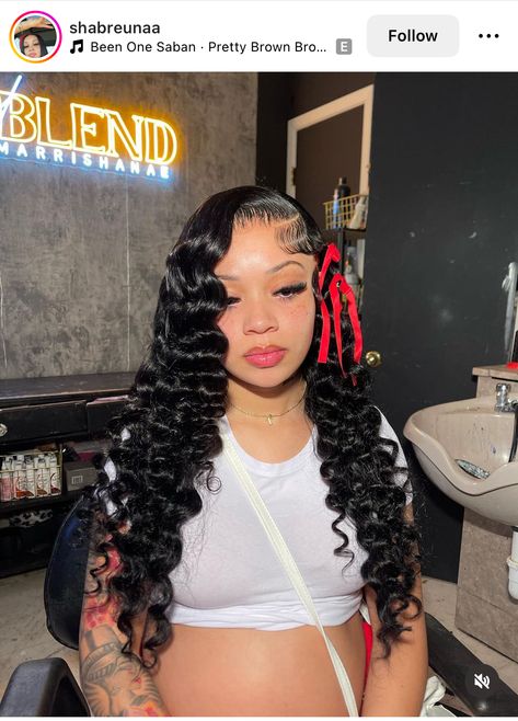 Slay Hairstyles, Frontal Wig Hairstyles, Black Ponytail Hairstyles, Birthday Hairstyles, Hairstyle Inspo, Dyed Hair Inspiration, Bow Hairstyle, Protective Hairstyles Braids, Sew Ins